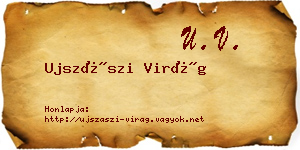 Ujszászi Virág névjegykártya